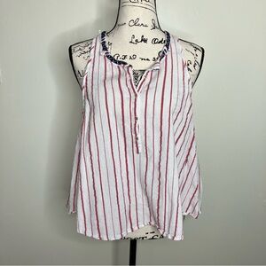Scotch & Soda Beach Bandits striped gauze swing tank top S